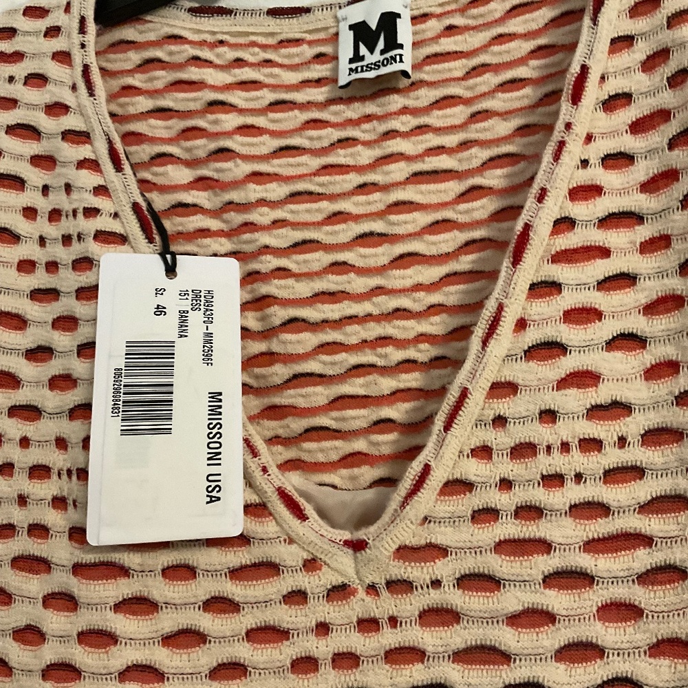 Missoni dress NWT with liner size 46